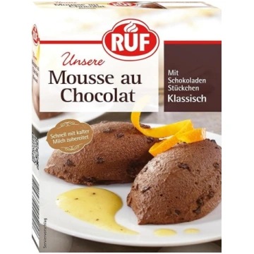 RUF Mousse au Chocolat, klasisks deserts ar mīksti