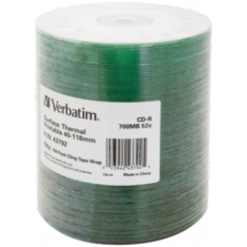 Matricas CD-R Verbatim 700MB 1x-52X No ID Thermal 