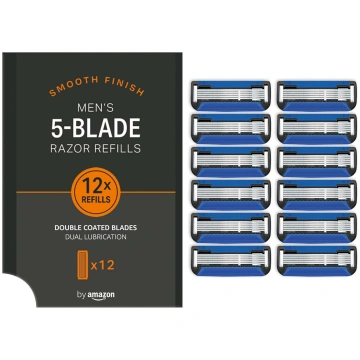 Amazon - 5 asmeņu vīriešu skuvekļu uzpildes komple