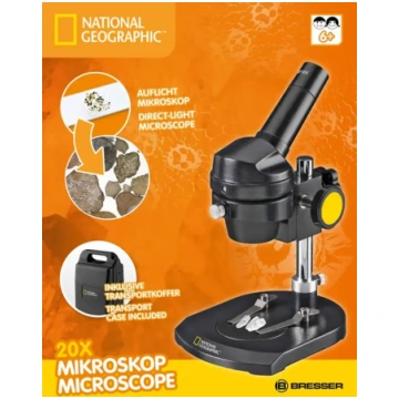 Bresser National Geographic 20x monokulārais mikro