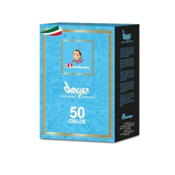 50 Cialde ESE 44mm Caffè Passalacqua DEUP Decaffei