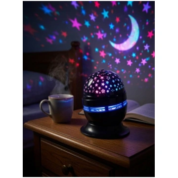 iLike RGB Crystal Ball Light, 180° Rotating Party 