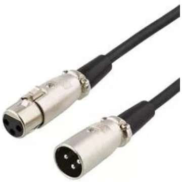 Audio kabelis Deltaco XLR-1020 2m Melns