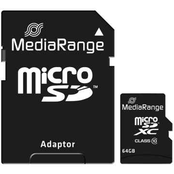 MediaRange - flash memory card - 64 GB - microSDXC