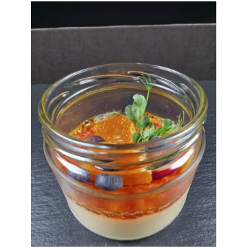 Creme brulee burciņā