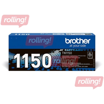 Tonera kasete Brother TN-1150, melna (1000 lpp)