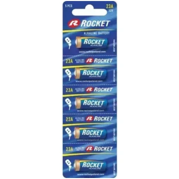 Rocket LR23A 12V baterijas, 5 gab