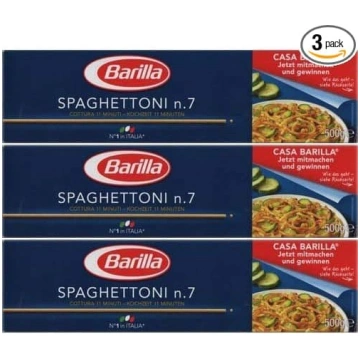 Barilla Spaghettoni N.7 Pasta 500 g 3 gab. iepakoj