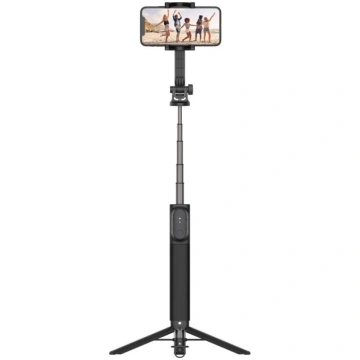 Fixed Selfie stick with tripod and wireless trigge