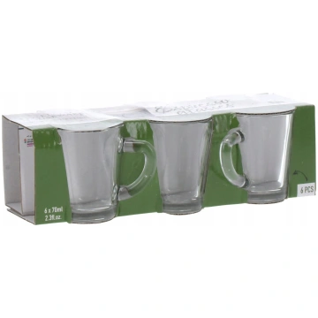 Nespresso Szklanki Kafijas Espresso 70 Ml 6gab