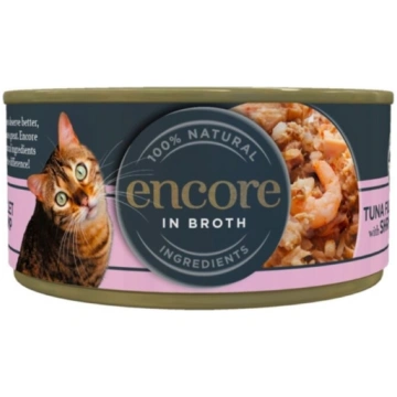 Encore cat tin konservi tunča fileja ar garnelēm 7