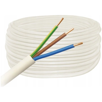 Ydy 3x1,5 mm² apaļš vara kabelis 450/750v Nkt 100m