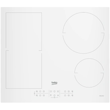 Beko, platums 58 cm, balta - Iebūvējama indukcijas
