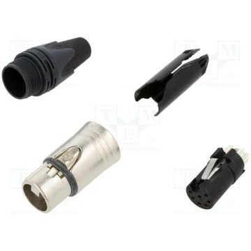 Connector: XLR; plug; female; XX; 5A; PIN: 7; stra