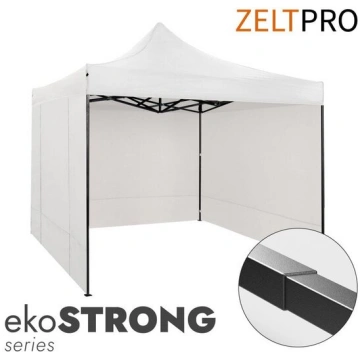 Tirdzniecības telts Zeltpro Ekostrong balta, 3x3