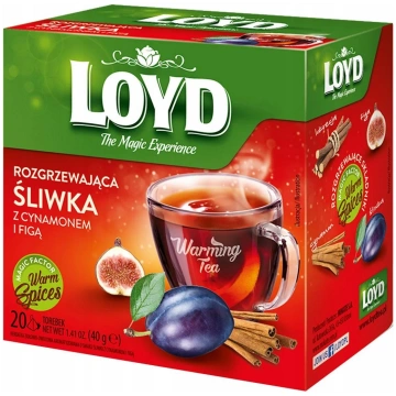 Loyd Herbata rozgrzewajaca o smaku slodkiej sliwki
