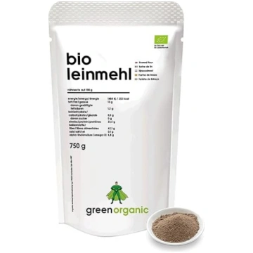 Bioloģiskā augstākās kvalitātes linsēklu milti – a