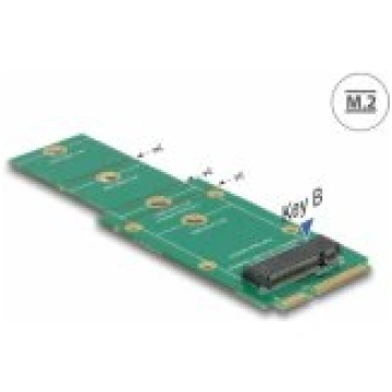 DELOCK Adapter M.2 NGFF mSATA aksesuārs 62592-DELO