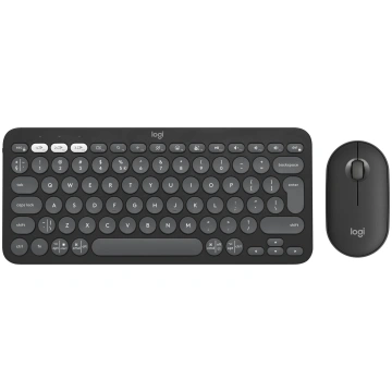 Bezvadu tastatūras un peles komplekts Logitech Peb