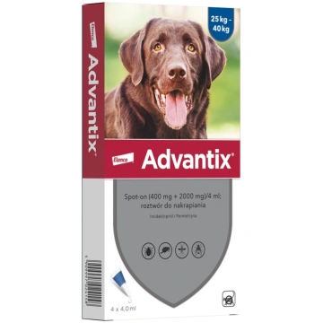 Advantix - parasite drops for dogs L - 4 x 4 ml | 