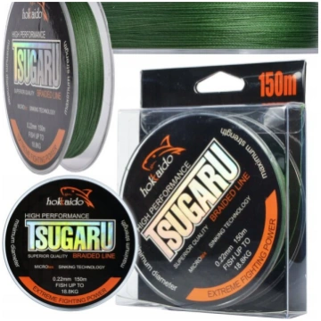 Tsugaru pīta aukla 0.08mm 150m 6.1kg micro tex