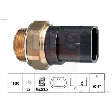 Termoslēdzis, Radiatora ventilators EPS 1.850.031