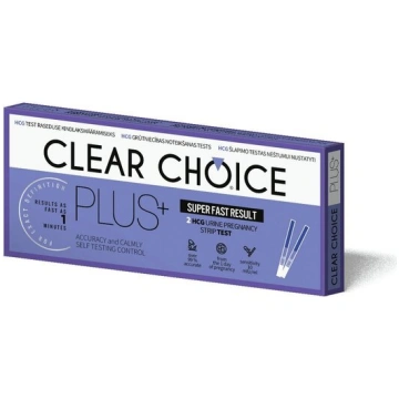 Grūtniecības tests Clear Choice Plus 2 gab. iepako