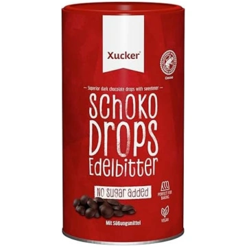 Xucker Schoko Drops Edelbitter 750g - šokolāde ar