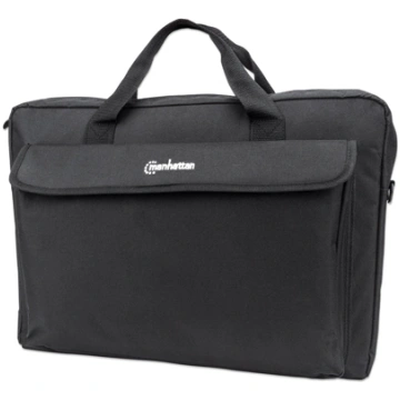 Manhattan London Laptop Bag 17.3", Top Loader, Bla