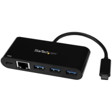 StarTech.com USB-C to Ethernet Adapter with 3-Port