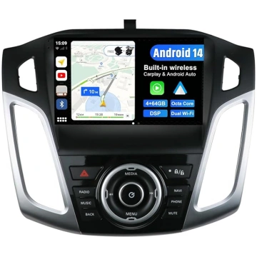 Android 14 IPS auto radio Ford Focus (2012-2017) -