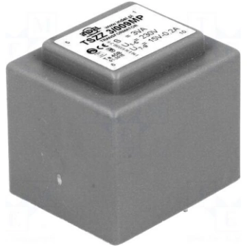 Transformer: encapsulated | 3VA | 230VAC | 15V | 0