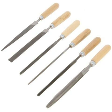 File-set; square,sword style,round,half circle,fla