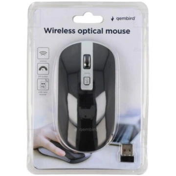 Mouse | black,grey | USB A | wireless,optical | DP