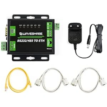 Waveshare Rūpnieciskais RS232/RS485 uz Ethernet pā