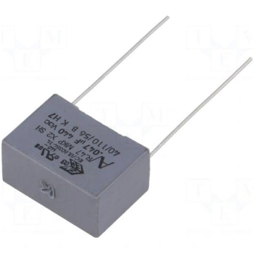 Capacitor: polypropylene | X2 | R47 X2 | 47nF | 1k