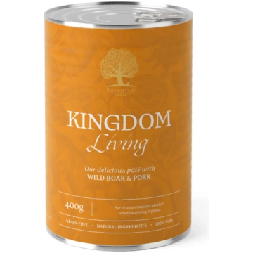 ESSENTIAL konservi suņiem KINGDOM LIVING ar mežacū