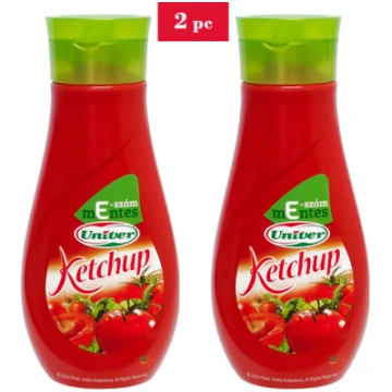 Ketčups bez e-vielām, Univer, 2x470g