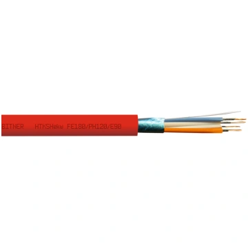 Bitner Ltd ugunsdrošs kabelis 2x2x0.8mm ekranēts s