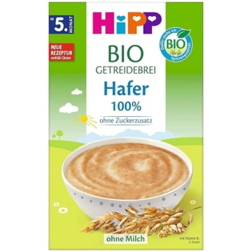 HiPP bioloģiskā graudu putra, 100% auzas, 200 g, 7