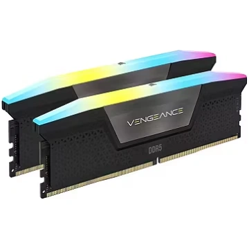 Corsair Vengeance RGB Black, DDR5, 32GB, 6000MT/s,