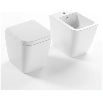 Ceramica Globo Stone - Coppia sanitari a terra fil