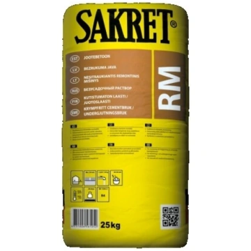 Bezrukuma java RM Sakret 3-100mm/25kg