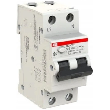 ABB Wylacznik roznicowo-nadpradowy 1P+N char. C 10