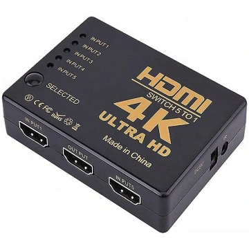 Roger RoGer HDMI 4K High Speed Splitter 5 HDMI inp