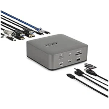 StarTech. com Thunderbolt 5 dokstacija, DP un HDMI
