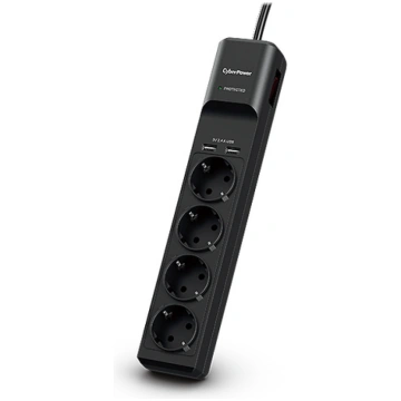 CyberPower Prof. 4xSchuko/2xUSB Surge protector P0
