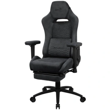 Spēļu krēsls Aerocool Royalslategr, melns