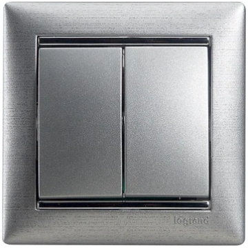 Valena alum Slēdzis 1+1 LEGRAND EB1334708123