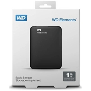 Ārējais disks WD Elements 1TB 2.5", USB 3.0, Black